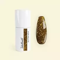 Hibridinis nagų lakas 7ml,   353 Glitter Gold