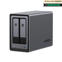 Ugreen NASync DXP2800 NAS System 2-Bay Compact Intel® N N100 8GB DDR5 0 TB UGOS Pro Black