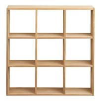 Natūralios spalvos iš pušies masyvo kelių aukštų sieninė lentyna 46 cm Moss – House Nordic