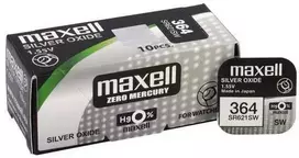 Baterija – Maxell 364 (SR621SW) 1,55 V Mygtukinė Baterija, 10 vnt.