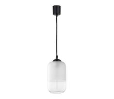 BRILAGI - LED pakabinamas šviestuvas ant laido RETRO GLASS 1xE27/60W/230V skersm. 14 cm juoda/balta