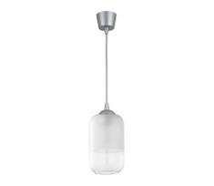 BRILAGI - LED liustra ant laido RETRO GLASS 1xE27/60W/230V skersmuo 14 cm sidabrinė/balta