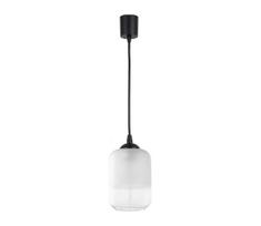 BRILAGI - LED pakabinamas šviestuvas ant laido RETRO GLASS 1xE27/60W/230V Ø 14 cm juodas/baltas