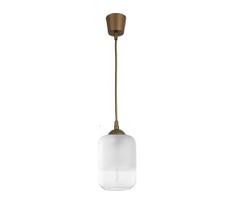 BRILAGI - pakabinamas LED šviestuvas ant laido RETRO GLASS 1xE27/60W/230V Ø 14 cm rudas/baltas