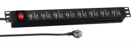EFB Elektronik EK631USB.1 elektros tinklo ilgintuvas 3 m Vidaus Juoda