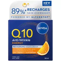 NIVEA_Q10 Anti Wrinkle Energy Recharging Night Cream naktinis veido kremas 50 ml