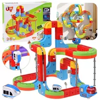 MAGNETIC BLOCKS Magnetic track for trains - 178pcs DIY train ZA6331
