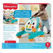 FISHER-PRICE 2 in 1 muzikinė pingvino vaikštynė (JHF74)