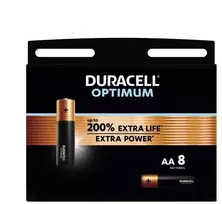 Baterija - Duracell Optimum MN1500 AA 1.5V Alkalinė 8 Pakuotė