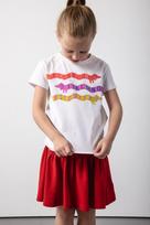 COCCODRILLO marškinėliai ACADEMY GIRL KIDS, balti, cm