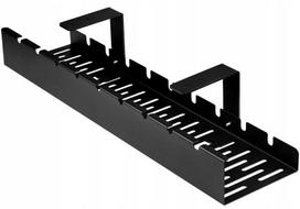 ATL Kabelių dėklas po stalu DA263, juodas, 50x10.5x12 cm