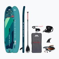Pripučiamos SUP irklentės rinkinys Aqua Marina Super Trip Essential 12'6" dark green