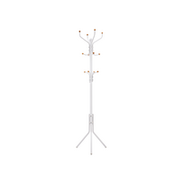 Klasikinė metalinė kabykla paltams | 12 kabliukų | 182 x 44 cm | Balta