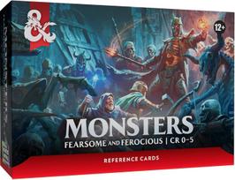 Dungeons & Dragons Reference Cards - Monsters (Fearsome and Ferocious)
