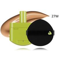 Unleashia Satin Wear Healthy-Green Cushion SPF30 makiažo pagrindo papildymas - 27W Peach Tan