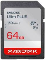Karta PNY Sandisk Ultra PLUS SDXC karta 64GB UHS-I, V10, U1, C10, (150MB/s) (SDSDUBC-064G-GN6IN) | SDSDUBC-064G-GN6IN | 619659221744