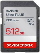 Karta PNY Sandisk Ultra PLUS SDXC karta 512GB UHS-I, V10, U1, C10, (200MB/s) (SDSDUBQ-512G-GN6IN) | SDSDUBQ-512G-GN6IN | 619659221935