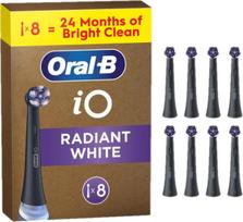 Oral-B iO Radiant White WB-8 | 8 szt. | Black | iO S Radiant WB-8 | 8700216774192