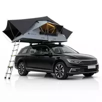 Juskys Automobilio stogo palapinė Lago 140x240 cm juoda/pilka