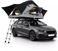 Juskys Automobilio stogo palapinė Lago 120x210 cm juoda/pilka