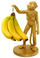 Gertuvė Winkee - Vaisių laikiklis - Beždžionės formos bananų laikiklis - Auksinis