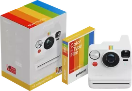 „Polaroid - Now+ Gen 3“ baltas – rinkinys su spalvota juostele (8 nuotraukos)
