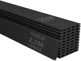 Juskys WPC terasos lentos 20 m² antracito spalvos
