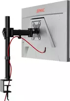 Duronic monitoriaus laikiklis su stalo spaustuvu VESA 75/100 iki 8kg DM251 × 2 BK