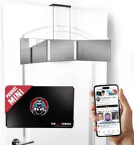 LIPFISBARBERSHOP.COM trijų dalių LED veidrodis plaukų kirpimui su 360° vaizdu