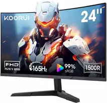 KOORUI lenktas žaidimų monitorius 24 colių Full HD 180 Hz 1 ms 24E6CA