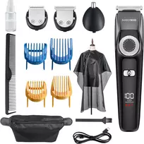 BARBERBOSS 3-in-1 belaidis plaukų ir barzdos kirpimo trimeris QR-6051