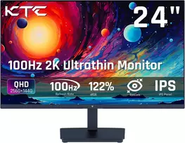 KTC 24 colių QHD IPS monitorius 2560 × 1440, 100 Hz, FreeSync, G-Sync H24T27