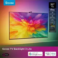 Govee televizoriaus LED apšvietimas 3 Lite RGBWIC su kamera, Wi-Fi, 1,8 m, H6690