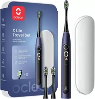 Oclean soninis elektrinis dantų šepetėlis X Lite, IPX7, 5 režimai, mėlynas, XLiteBlau