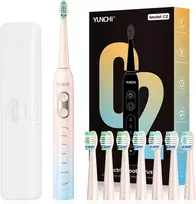 YUNCHI soninis elektrinis dantų šepetėlis 40 000 VPM, USB-C, 5 režimai, C2