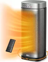 DREO elektrinis keraminis šildytuvas 2000 W su termostatu ir 70° osciliacija DR-HSH014