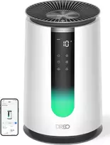 DREO oro valytuvas 338S su HEPA filtru, Wi-Fi valdymu ir PM2.5 jutikliu DR-HAP008S Baltas