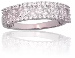 Diamond Sky Jewelry Sidabrinis žiedas su cirkoniais „Marquise“