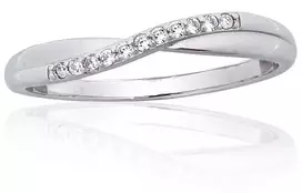 Diamond Sky Jewelry Sidabrinis žiedas su cirkoniais „X Factor II“