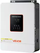 Hibridinis saulės inverteris 3000W 24V DC į 230V AC su integruotu MPPT 80A reguliatoriumi
