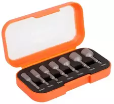 Grąžtas Bahco Magnetinių šešiabriaunių galvučių rinkinys elektriniams įrankiams, 1/4" – 7 vnt.