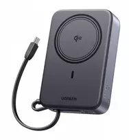 Magnetinis powerbankas 20000 mAh Ugreen PB567, USB + USB-C, Qi2 15W (pilka)