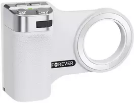 Forever BT telefono laikiklis / asmenukių lazda, skirta MagSafe PHSS-100, balta