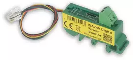 Tinycontrol INA740 – skaitmeninis I2C galios monitorius srovės, įtampos, galios ir energijos matavimui – DIN bėgeliui