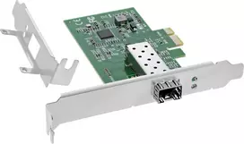 Šakotuvas Karta jungiama į tinklą InLine SFP PCIe niskoprofilowa
