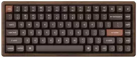 Klaviatūra Keychron K2 HE All-Wood Special Edition Gateron Double-Rail Magnetic Nebula (K2H-F1W)