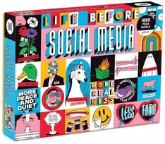 Dėlionė Galison Life Before Social Media 1000 Piece Puzzle