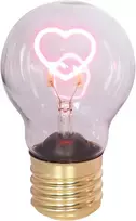„Hand Light dekoratyvinis apšvietimas; LED lemputė su baterijomis – širdelė; šviesos srautas 2700–3000 K“