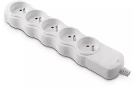 Plastrol Lizdas kištukinis pernešamas penkiagubas 5x2p+su 16a, 250v, išardomas, eco bis