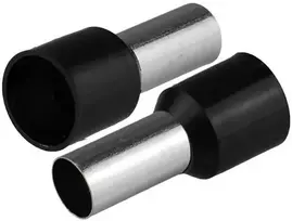 Plastrol Įvorinė izoliuota antgalė laidams 1x16mm2; įvorės ilgis 22,2mm juoda 20 vnt.